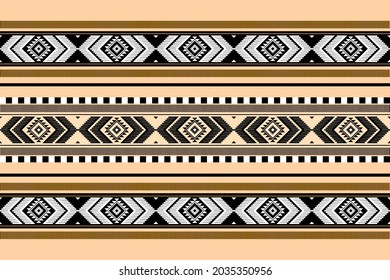Geométrico étnico oriental sin costuras Diseño tradicional para fondo, alfombra, papel pintado.ropa, envoltura,tela batik,Ilustración vectorial.estilo bordado - Sadu, sadou, sadow o sado
