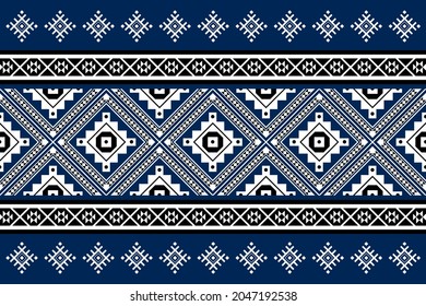 Geometrisches, ethnisch-orientalisches Muster, traditionelles Design für Hintergrund, Teppich, Tapete.Bekleidung, Umhüllung, Batik, Vektorgrafik.Stilrichtung - Sadu, Sadou, Schatten oder Sado