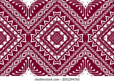 Geometrische ethnische orientalische nahtlose Muster Kunst traditionellen Design für Hintergrund, Teppich, Tapete, Kleidung, Umhüllung, Batik, Stoff, Vektorgrafik.Stickereistil.