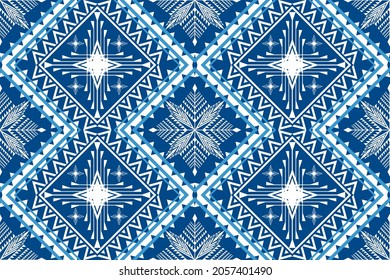 Geometric ethnic oriental seamless pattern art traditional Design for background,carpet,wallpaper,clothing,wrapping,Batik,fabric,Vector illustration.embroidery style.