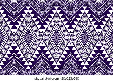 Geometrische ethnische orientalische nahtlose Muster Kunst traditionellen Design für Hintergrund, Teppich, Tapete, Kleidung, Umhüllung, Batik, Stoff, Vektorgrafik.Stickereistil.