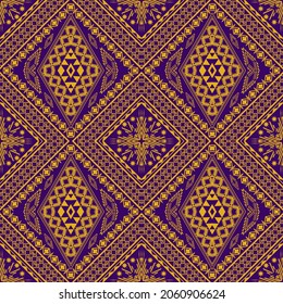 Geometric ethnic oriental seamless pattern art traditional Design for background,carpet,wallpaper,clothing,wrapping,Batik,fabric,Vector illustration.embroidery style.