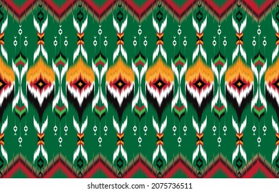 Geometric ethnic oriental seamless pattern traditional 
Design for background,carpet,wallpaper,clothing,wrapping,Batik,
fabric,Vector illustration.embroidery style.
