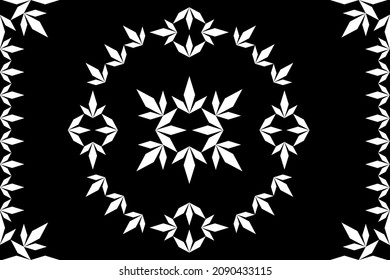 Geométrico étnico oriental sin costuras Diseño tradicional para fondo, alfombra, papel pintado.ropa, envoltura,tela batik,Ilustración vectorial.estilo bordado - Sadu, sadou, sadow o sado
