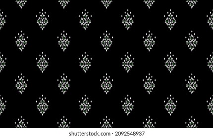 Geometric ethnic oriental seamless pattern traditional Design for background