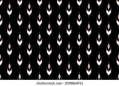 Geometric ethnic oriental seamless pattern traditional Design for background