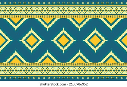 Patrón geométrico étnico oriental sin fisuras, ilustración vectorial tradicional. Diseño para fondo, alfombra, papel pintado, ropa, envoltura, batik,tela