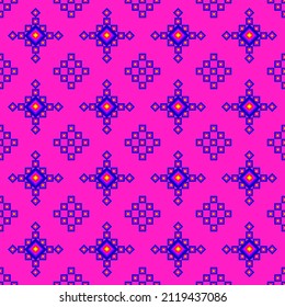 Geometric ethnic oriental seamless pattern traditional design for background, carpet, wallpaper, clothing, wrapping, batik, fabric,