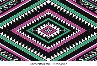 Geometric ethnic oriental seamless pattern traditional. Striped tribal style. Design for background, wallpaper, vector illustration, fabric, clothing, batik, carpet, embroidery.
