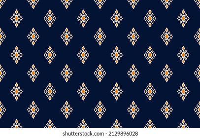 Geométrico étnico oriental sin costuras Diseño tradicional para fondo, alfombra, papel pintado.ropa, envoltura,tela batik,Ilustración vectorial.estilo bordado - Sadu, sadou, sadow o sado