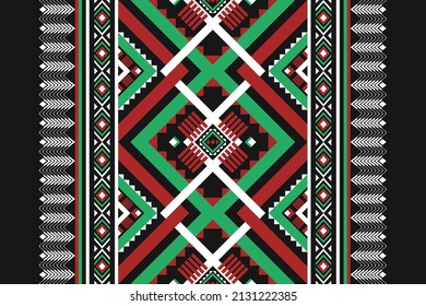 Geometric ethnic oriental seamless pattern traditional. Tribal style striped. Design for background, wallpaper, vector illustration, fabric, clothing, batik, carpet, embroidery.