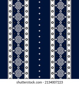 Geométrico étnico oriental sin costuras Diseño tradicional para fondo, alfombra, papel pintado.ropa, envoltura,tela batik,Ilustración vectorial.estilo bordado - Sadu, sadou, sadow o sado
