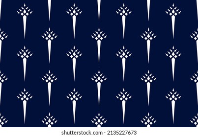 Geometrisches, ethnisch-orientalisches Muster, traditionelles Design für Hintergrund, Teppich, Tapete.Bekleidung, Umhüllung, Batik, Vektorgrafik.Stilrichtung - Sadu, Sadou, Schatten oder Sado