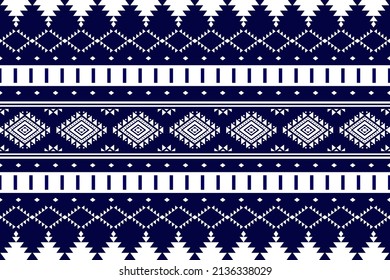 Geométrico étnico oriental sin costuras Diseño tradicional para fondo, alfombra, papel pintado.ropa, envoltura,tela batik,Ilustración vectorial.estilo bordado - Sadu, sadou, sadow o sado