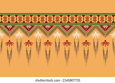 Geometric ethnic oriental seamless pattern traditional Design for background,carpet,wallpaper.clothing,wrapping,Batik fabric,Vector illustration.embroidery style, Sadu.