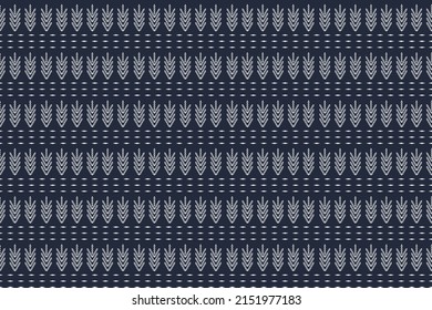 Patrón geométrico étnico oriental sin fisuras tradicional. Tela de estilo indio. Diseño para fondo, papel pintado, ilustración vectorial, tela, ropa, alfombra, textil, batik, bordado.