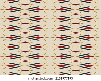 Patrón geométrico étnico oriental sin fisuras tradicional. Tela de estilo indio. Diseño para fondo, papel pintado, ilustración vectorial, tela, ropa, alfombra, textil, batik, bordado.