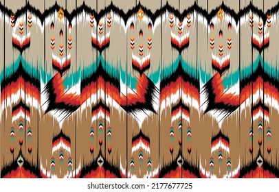 Geometric ethnic oriental seamless pattern traditional 
Design for background,carpet,wallpaper,clothing,wrapping,Batik,
fabric,Vector illustration.embroidery style.
