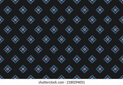 Geometric ethnic oriental seamless pattern traditional. Design for wallpaper, illustration, fabric, clothing, carpet, textile, batik, embroidery.