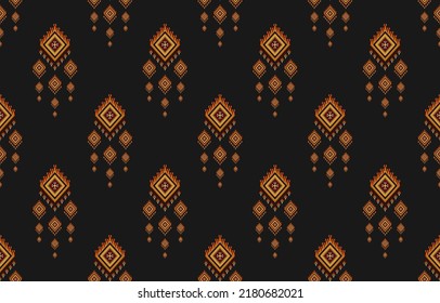 Geometric ethnic oriental seamless pattern traditional. Fabric Aztec pattern background. Design for wallpaper, illustration, fabric, clothing, carpet, textile, batik, embroidery.