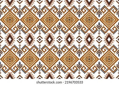 Geometric ethnic oriental seamless pattern traditional design for background