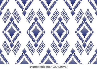 Diseño tradicional geométrico étnico oriental sin costuras para fondo, alfombra, papel pintado, ropa, envoltura, Batik, tela, vector, ilustración, estilo benigno de bordado.