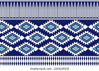 Patrón geométrico étnico oriental sin fisuras tradicional, triángulos repetidos. Diseño para fondo, papel pintado, envoltura, ropa, tela, estilo bordado 