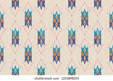 Geometric ethnic oriental seamless pattern traditional Design for background,carpet,wallpaper.clothing,wrapping,Batik fabric,Vector illustration.	