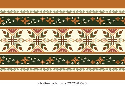 Geometric ethnic oriental seamless pattern traditional Design for clothing,fabric,carpet,blanket,scarf,wallpeper,background,embroidery,vector illustration.