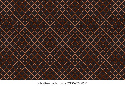 Patrón geométrico étnico oriental sin fisuras Diseño tradicional para fondo, alfombra, papel pintado, ropa, envoltura, Batik, tela, Vector, ilustración, bordado estilo.