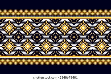 Geometric ethnic oriental seamless pattern traditional Design for fabric,carpet,clothing,background,wallpaper,wrapping,Vector illustration.aztec embroidery style.