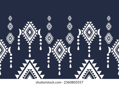  geometric ethnic oriental seamless pattern traditional Design for background,carpet,wallpaper.clothing,wrapping,Batik fabric,Vector illustration.embroidery style.