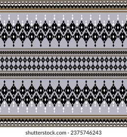 Patrón geométrico étnico oriental sin fisuras diseño tradicional para el fondo, alfombra, papel pintado, ropa, envoltura.
