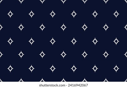 Patrón geométrico étnico oriental sin costuras Diseño tradicional.fondo, alfombra, papel pintado.ropa,envoltura,tela batik,Ilustración vectorial.