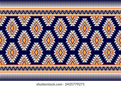 Geometric ethnic oriental seamless pattern. Can be used in fabric design for clothing, wrapping, textile, background, wallpaper, batik, carpet, embroidery style