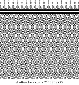 Geometric Ethnic Oriental Seamless Pattern Traditional Design for Background, Carpet, Wallpaper, Clothing, Wrapping, Fabric, Vector, Illustration, Embroidery style
