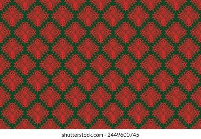 Diseño tradicional sin costuras étnico oriental geométrico para el fondo, alfombra, Fondo de pantalla, ropa, envoltura, Batik, tela, Vector, ilustración, estilo de bordado.
