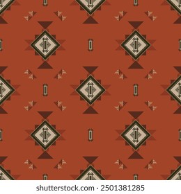 Geometric ethnic oriental  seamless pattern traditional embroidery african seamless style Design for ,carpet,wallpaper,clothing,wrapping,Batik,fabric, seamless Vector illustration.