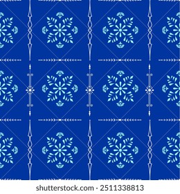 Diseño tradicional sin fisuras oriental étnico geométrico para el fondo, alfombra, Fondo de pantalla, ropa, envoltura, tela de Batik, Ilustración vectorial, estilo del bordado.