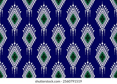 Geometric ethnic oriental seamless pattern traditional Design for background, carpet, wallpaper. clothing, wrapping, Batik, fabric, Vector illustration.embroidery style, sadu.