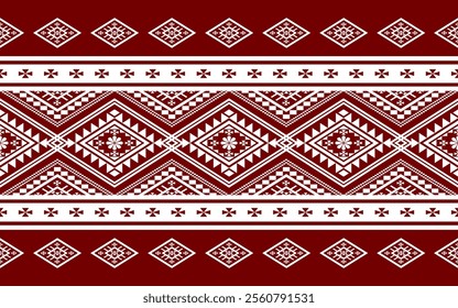 Geometric ethnic oriental seamless pattern traditional Design for background, carpet, wallpaper. clothing, wrapping, Batik, fabric, Vector illustration.embroidery style, sadu.