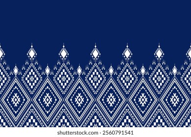 Geometric ethnic oriental seamless pattern traditional Design for background, carpet, wallpaper. clothing, wrapping, Batik, fabric, Vector illustration.embroidery style, sadu.