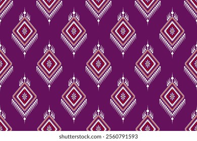Geometric ethnic oriental seamless pattern traditional Design for background, carpet, wallpaper. clothing, wrapping, Batik, fabric, Vector illustration.embroidery style, sadu.