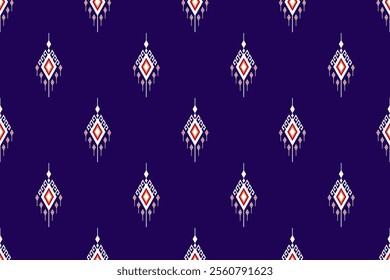 Geometric ethnic oriental seamless pattern traditional Design for background, carpet, wallpaper. clothing, wrapping, Batik, fabric, Vector illustration.embroidery style, sadu.