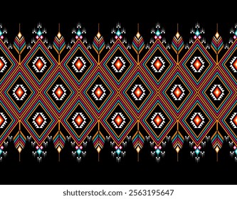 Geometric ethnic oriental seamless