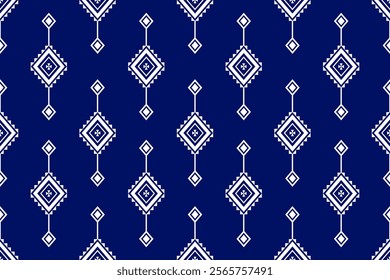 Geometric ethnic oriental seamless pattern traditional Design for background, carpet, wallpaper. clothing, wrapping, Batik, fabric, Vector illustration.embroidery style, sadu.