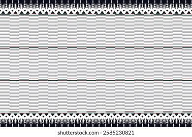 Geometric ethnic oriental seamless pattern traditional Design for background, carpet, wallpaper. clothing,navajo, Batik, wrapping, tribal, fabric, embroidery style, sadu .Vector illustration.