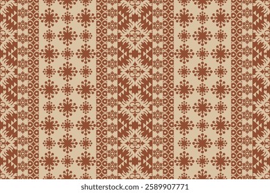 Geometric ethnic oriental seamless pattern traditional Design for background,carpet,wallpaper.clothing,wrapping,Batik fabric,Vector illustration.embroidery style