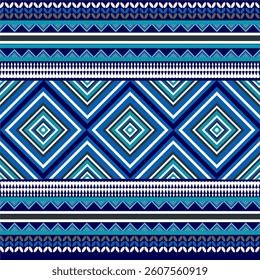 Geometric Ethnic Oriental Seamless Pattern Traditional Design for Background, Carpet, Wallpaper, Clothing, Wrapping, Batik, Fabric, Vector, Illustration, Embroidery Style
