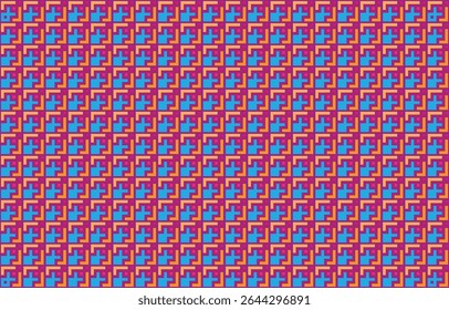 Geometric ethnic oriental seamless pattern traditional Design for background,carpet,wallpaper,clothing,wrapping,Batik,fabric,Vector,illustration,embroidery style.